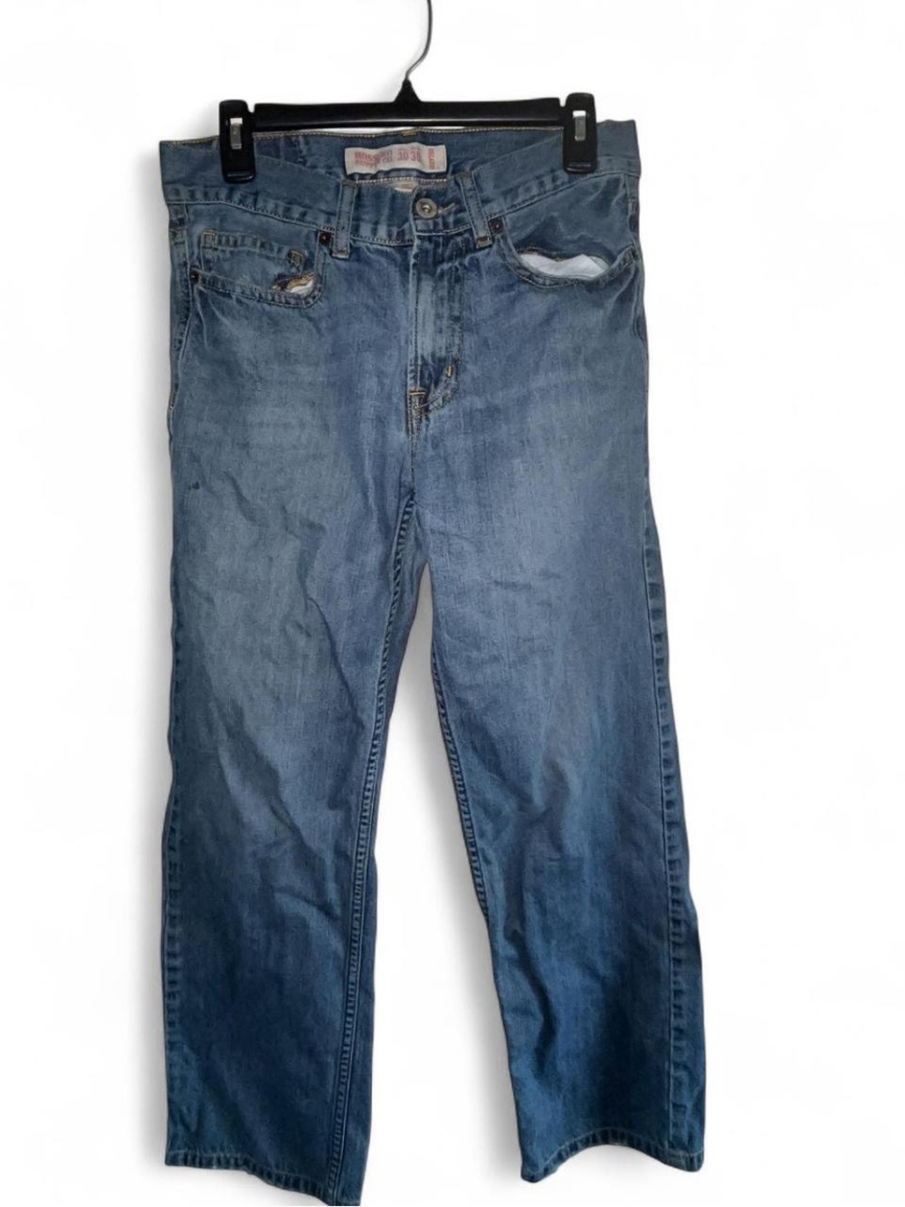 Mossimo Supply Co. Straight Leg Medium Blue Jeans